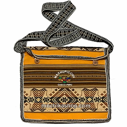 12 Gorgeous Embroidered Crossbody HandBag (Morral) Handmade of Aguayo Blanket