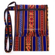 06 Pretty Aguayo Fabric Crossbody "Chasqui" Shoulder bag, Assorted Colors
