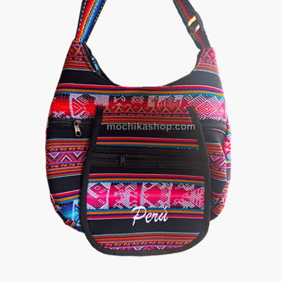 04 Pretty Aguayo Fabric Handmade Handbag, Diaper Bag Design