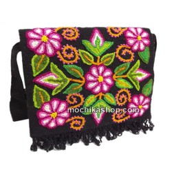 06 Amazing Ayacucho Embroidered Shoulder Bag, Assorted Floral Design