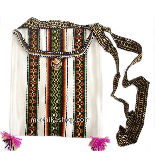 12 Amazing Ethnic Cusco Fabric Crossbody "Chasqui" Handbag, Assorted Colors