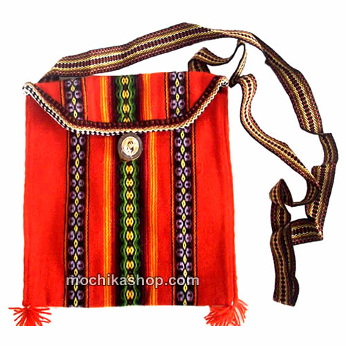 100 Precious Cusco Fabric Crossbody "Chasqui" Handbag Handmade