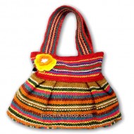 04 Precious Purse bag Handwoven Sheep Wool, Assorted Colors