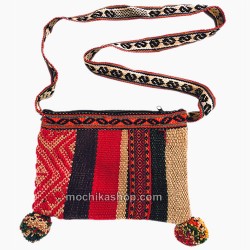 04 Pretty Handwoven Sheep Wool Crossbody Handbag, Assorted Colors