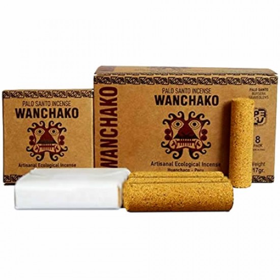 WANCHAKO PALO SANTO HOLY WOOD INCENSES, PACK X 24 BIG BOXES