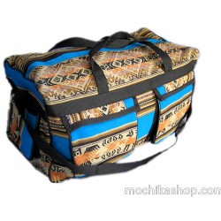 06 Amazing Aguayo Fabric Travel Duffel Bag, Assorted Colors