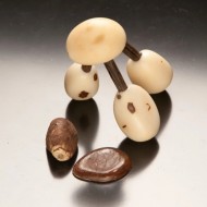 Pretty Ecuadorian Massager Handmade Tagua Nut