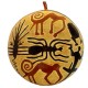 03 Nice Plate or Lapa handmade of Carved Gourd Hanging Wall
