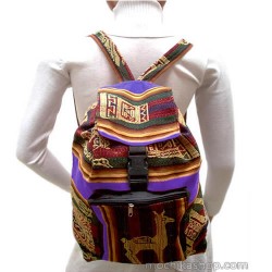 06 Amazing Aguayo Fabric Manta Backpacks, Assorted Colors