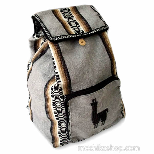 04 Nice Alpaca Wool Llama Design Lightweight Backpack