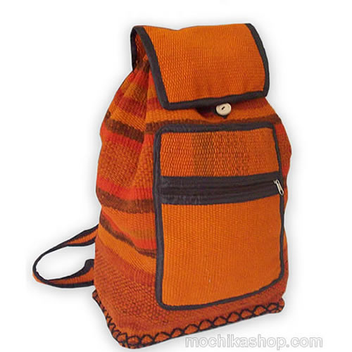 06 Beautiful Andean Backpack Hand Woven Sheep Wool 