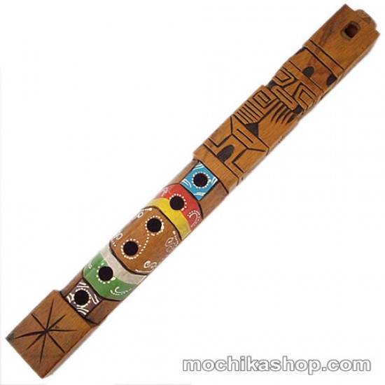 06 Wholesale Peruvian Bamboo Flutes Assorted Inca Tribal Images