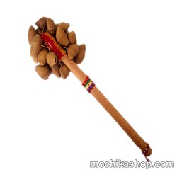 Peruvian Andean Cacho Seed Pod Shaker, Assorted Design