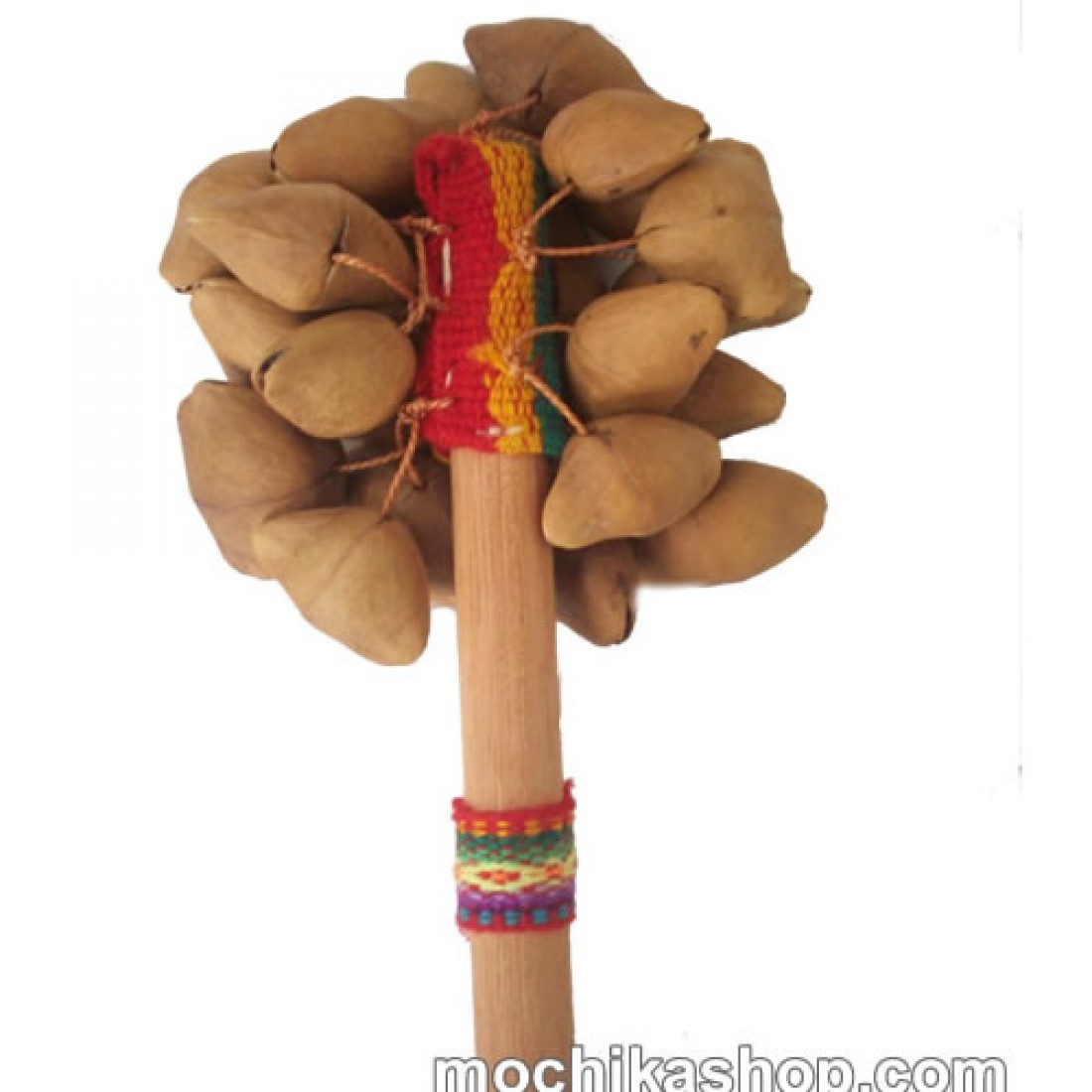 Peruvian Andean Cacho Seed Pod Shaker, Assorted Design