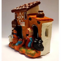 06 Gorgeous Andean Birth Nativity Handmade, Assorted Colors
