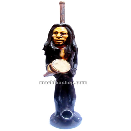 01 Bob Marley Smoking Pipe Handcrafted of Fiberglass - Peru