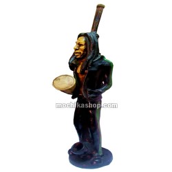 01 Bob Marley Smoking Pipe Handcrafted of Fiberglass - Peru