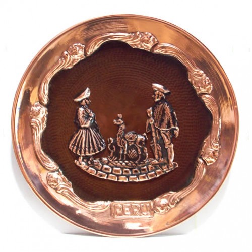 06 Gorgeous Vintage Copper Brass Wall Hanging Plate,Assorted Images