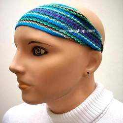16 Wholesale Peruvian Handmade Fabric Headbands Assorted Colors