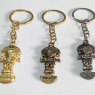 12 Pretty Tumi Image Keychains, Mixed Colors