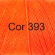 Linhasita Orange Neon Color - Waxed Thread Cone , Spools 100% Polyester Cord