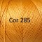 Linhasita Gold Yellow Color - Waxed Thread Cone , Spools 100% Polyester Cord