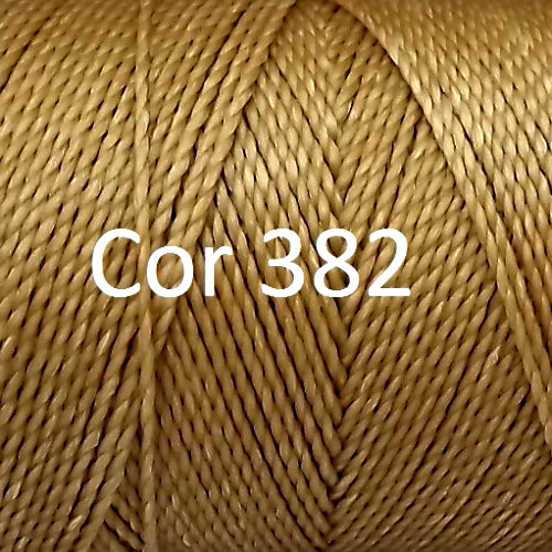 Linhasita Beige Color - Waxed Thread Cone , Spools 100% Polyester Cord