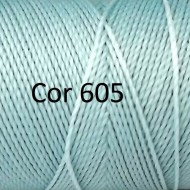 Linhasita Baby Blue Color - Waxed Thread Cone , Spools 100% Polyester Cord