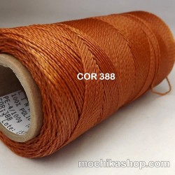 Linhasita Copper Color - Waxed Thread Cone , Spools 100% Polyester Cord