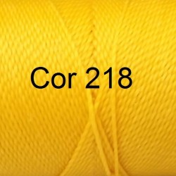 Linhasita Bright Yellow Color - Waxed Thread Cone , Spools 100% Polyester Cord