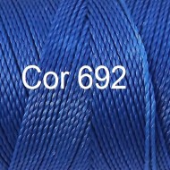Linhasita Blue Color - Waxed Thread Cone , Spools 100% Polyester Cord