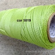 Linhasita Green Lime Color - Waxed Thread Cone , Spools 100% Polyester Cord