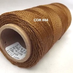Linhasita Bronze Color - Waxed Thread Cone , Spools 100% Polyester Cord