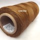 Linhasita Bronze Color - Waxed Thread Cone , Spools 100% Polyester Cord
