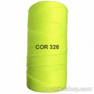 Linhasita Neon Yellow Color - Waxed Thread Cone , Spools 100% Polyester Cord
