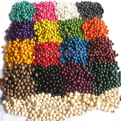 Wholesale 250 Grams of Acai Seed Beads Amazon Forest Peru