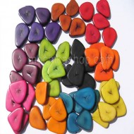 Wholesale 250 Grams of Tagua Heart Slices From Amazon Forest
