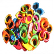 Wholesale 250 Grams of Tagua Donut Seed Beads Amazon Forest