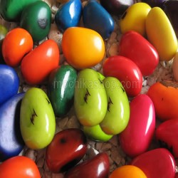 Wholesale 250 Grams of Big Tagua Nut Seed Beads Amazon Forest