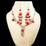 06 Wholesale Murano Glass Sets Necklaces & Earrings Handmade