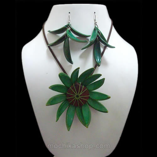 50 Amazing Handmade Palmito Set Necklaces, Tribal Design