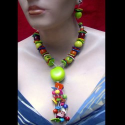 Beautiful Handmade Tagua Sets Necklaces & Bombona Seed Beads