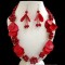 Lot 24 Wholesale Tagua Chips Sets Necklaces and Acai Seed Beads