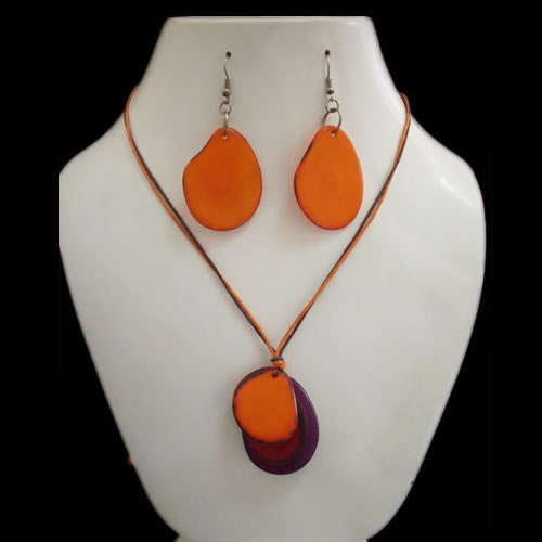 12 Beautiful Handmade Tagua Sets Necklaces Simple Design