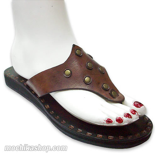 Beautiful Roman Leather Unisex Sandals Shoes , High Instep Design
