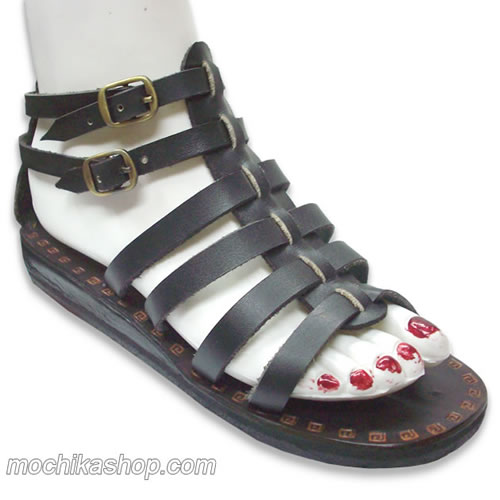 Pretty  Leather Sandals Roman Gladiator Design