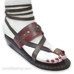 Cute Ankle Strap Sandals Handmade of Leather - Gladiator Design
